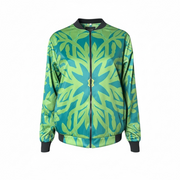 Eternal Bloom Mesh Bomber Jacket